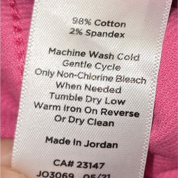 Talbots Pink Corduroy Straight Leg Women's Pink Jeans Pants Size 10P Petite - Picture 9 of 11